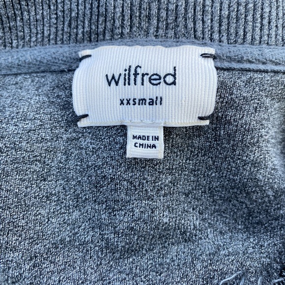 Aritzia Wilfred Diderot Sweater Open-Front Cocoon Cardigan size XXS - Picture 6 of 6